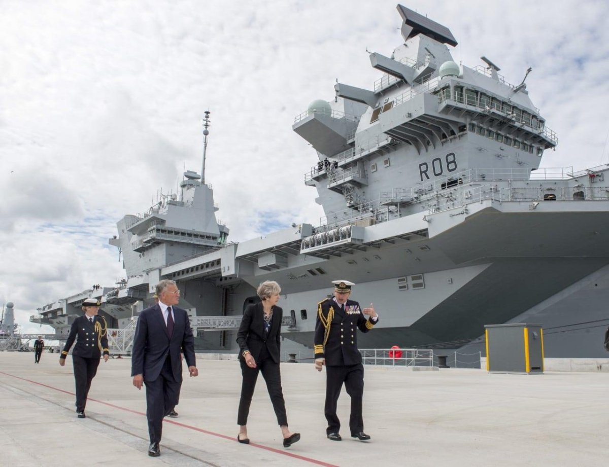 Корабль Королева Елизавета авианосец