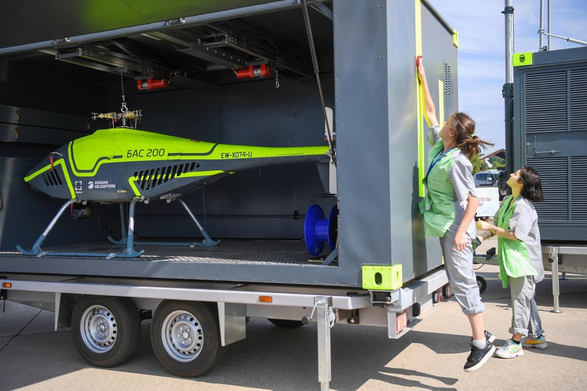 Бас-200 беспилотник вертолетного типа