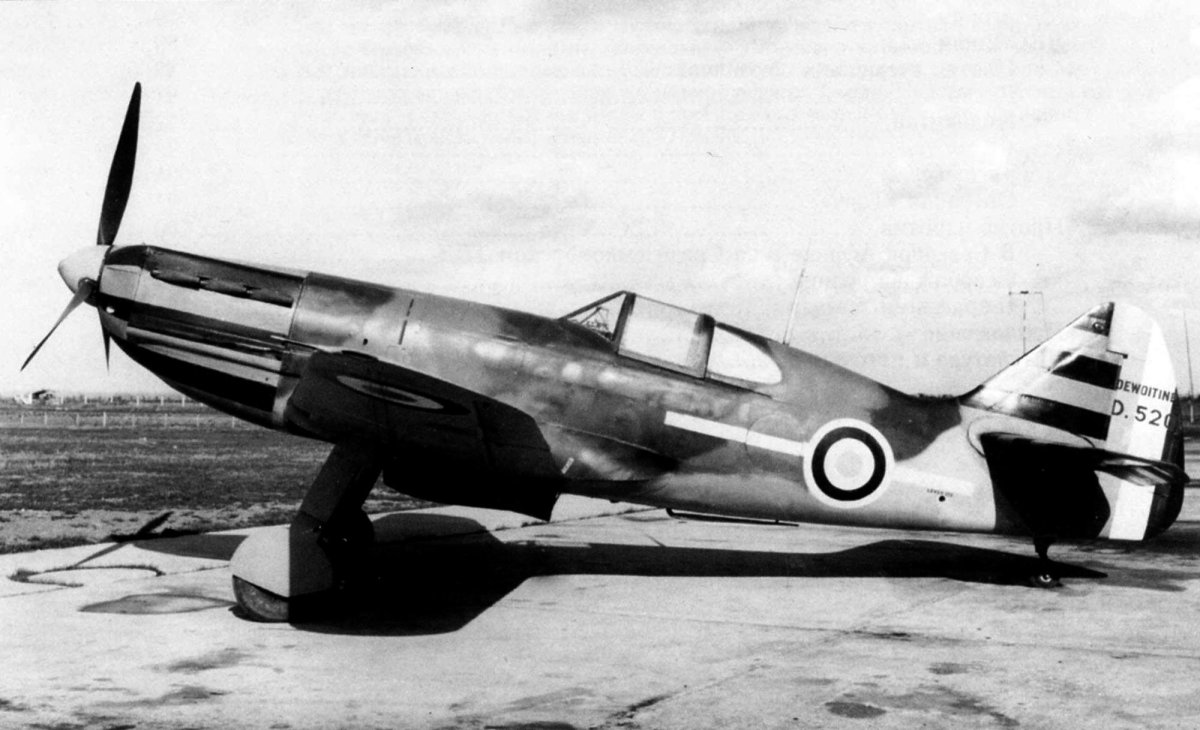Dewoitine d.520 истребитель