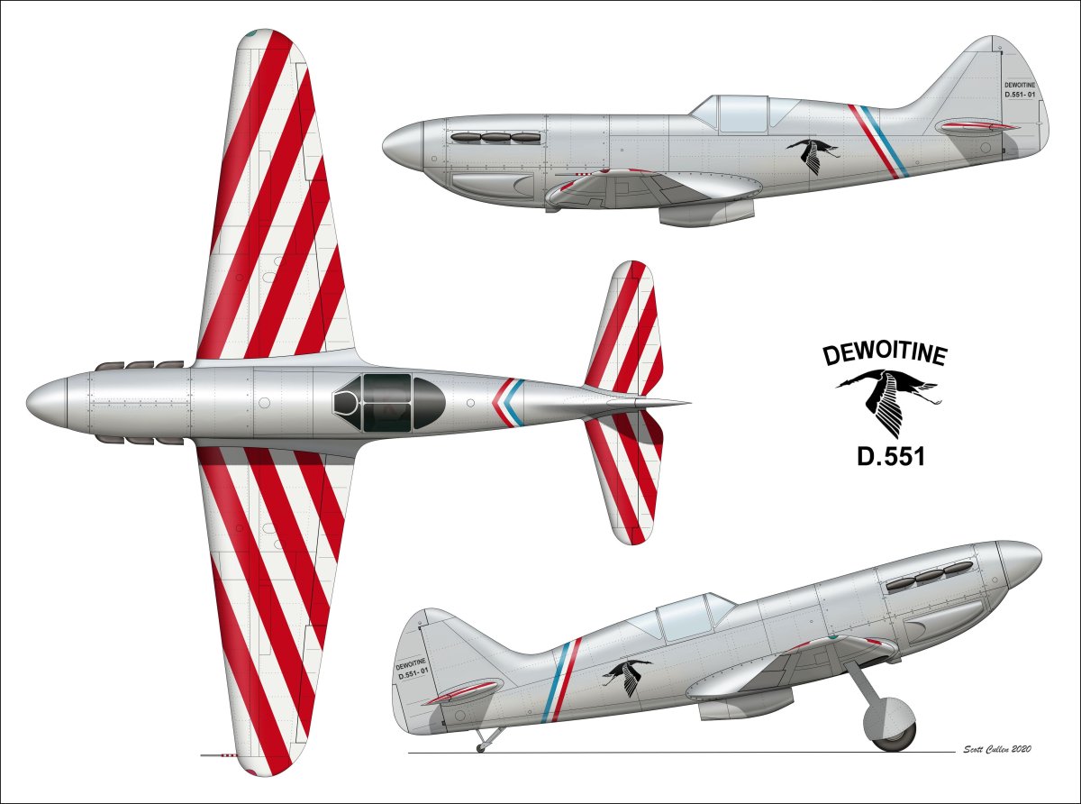 Самолет Девуатин d551