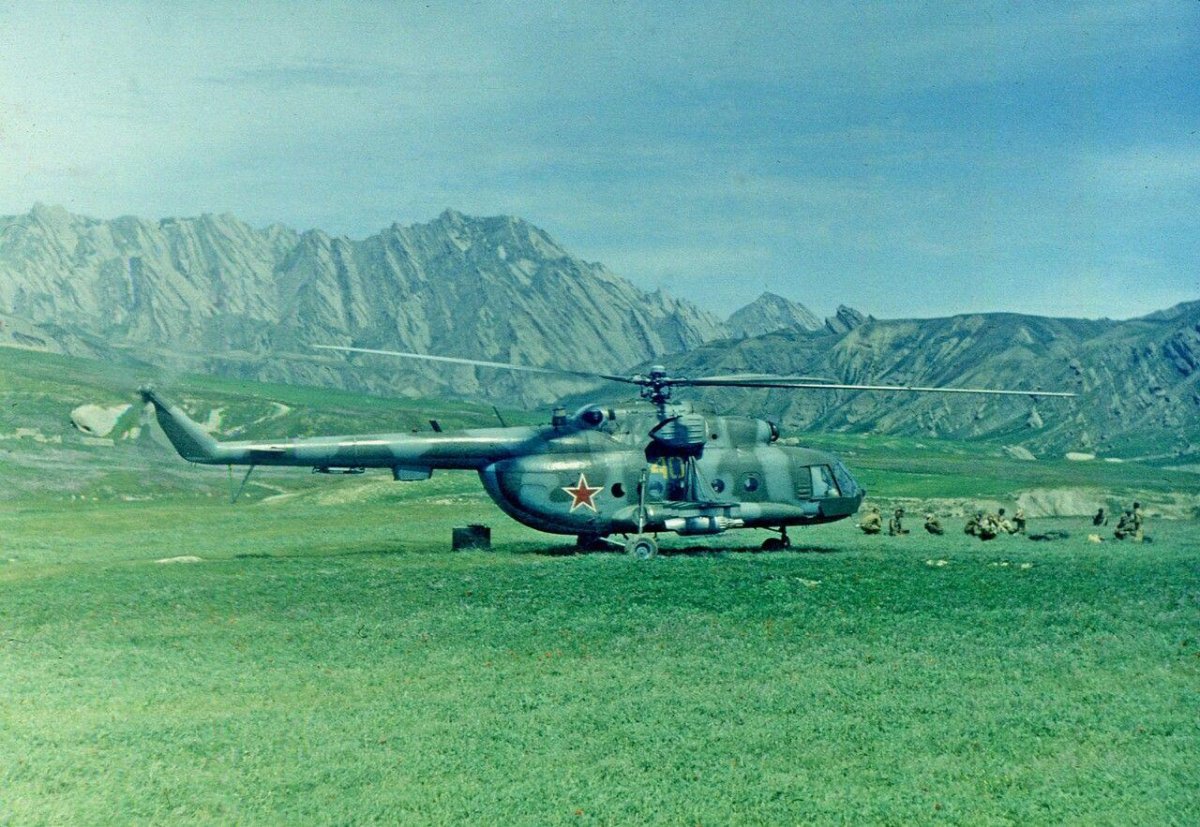 Вертолеты ми 8 в Афганистане