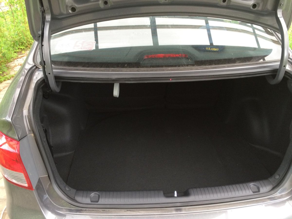 Размер багажника Киа Рио 3