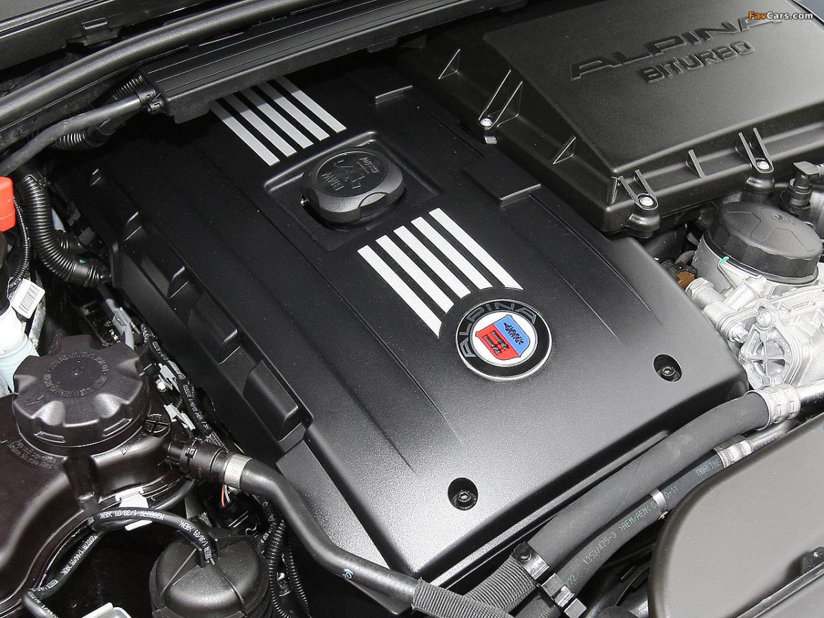 E90 моторный отсек