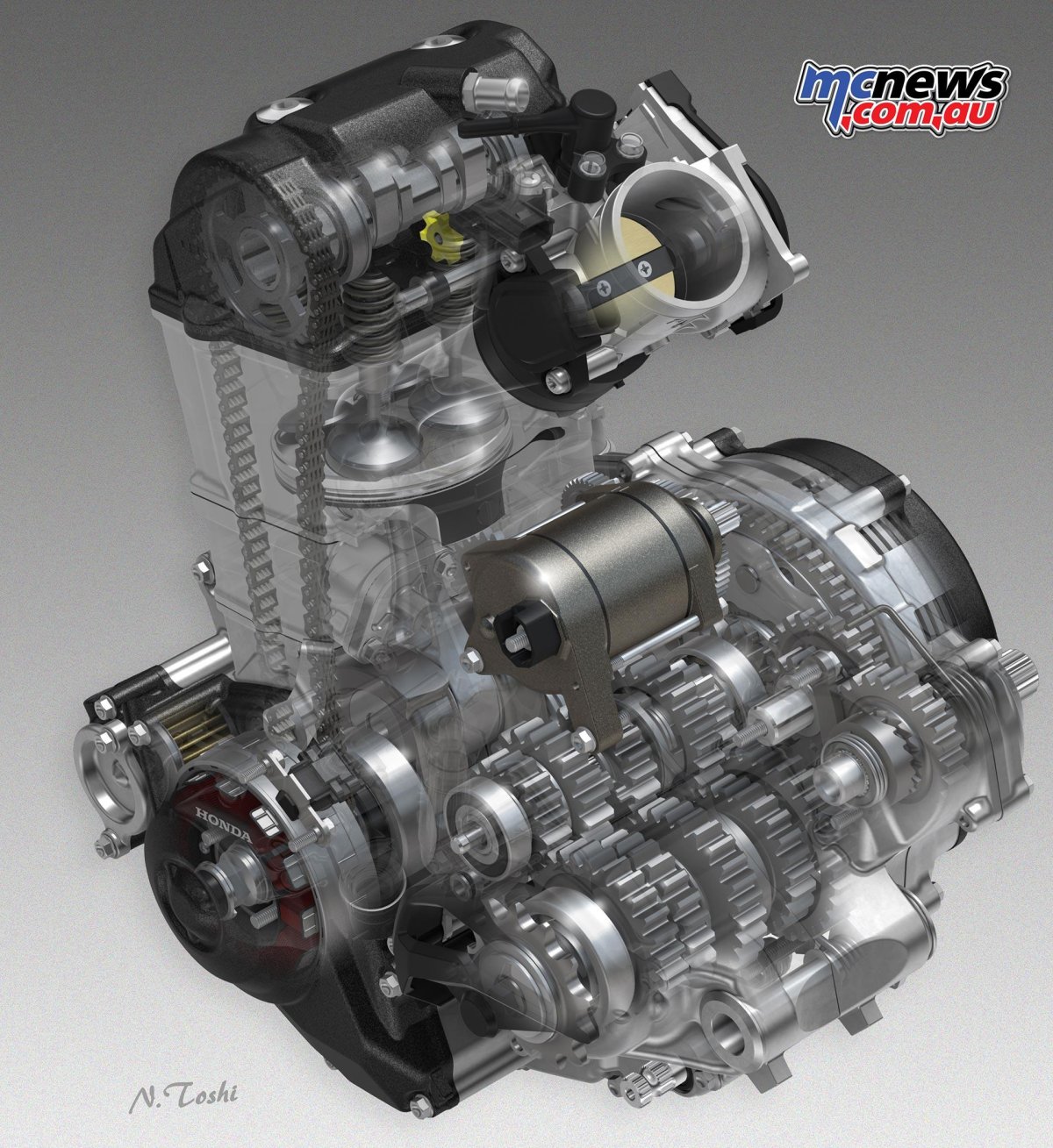 Honda crf450x двигатель