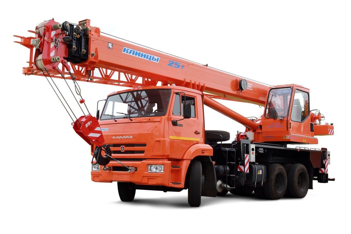 Автокран КАМАЗ- Клинцы-25 тн стрела 28м