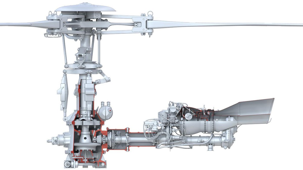 Трансмиссия вертолета ми-8