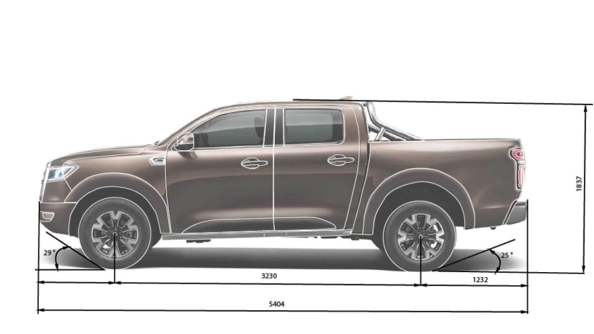 Грейт вол Вингл 7 Размеры кузова