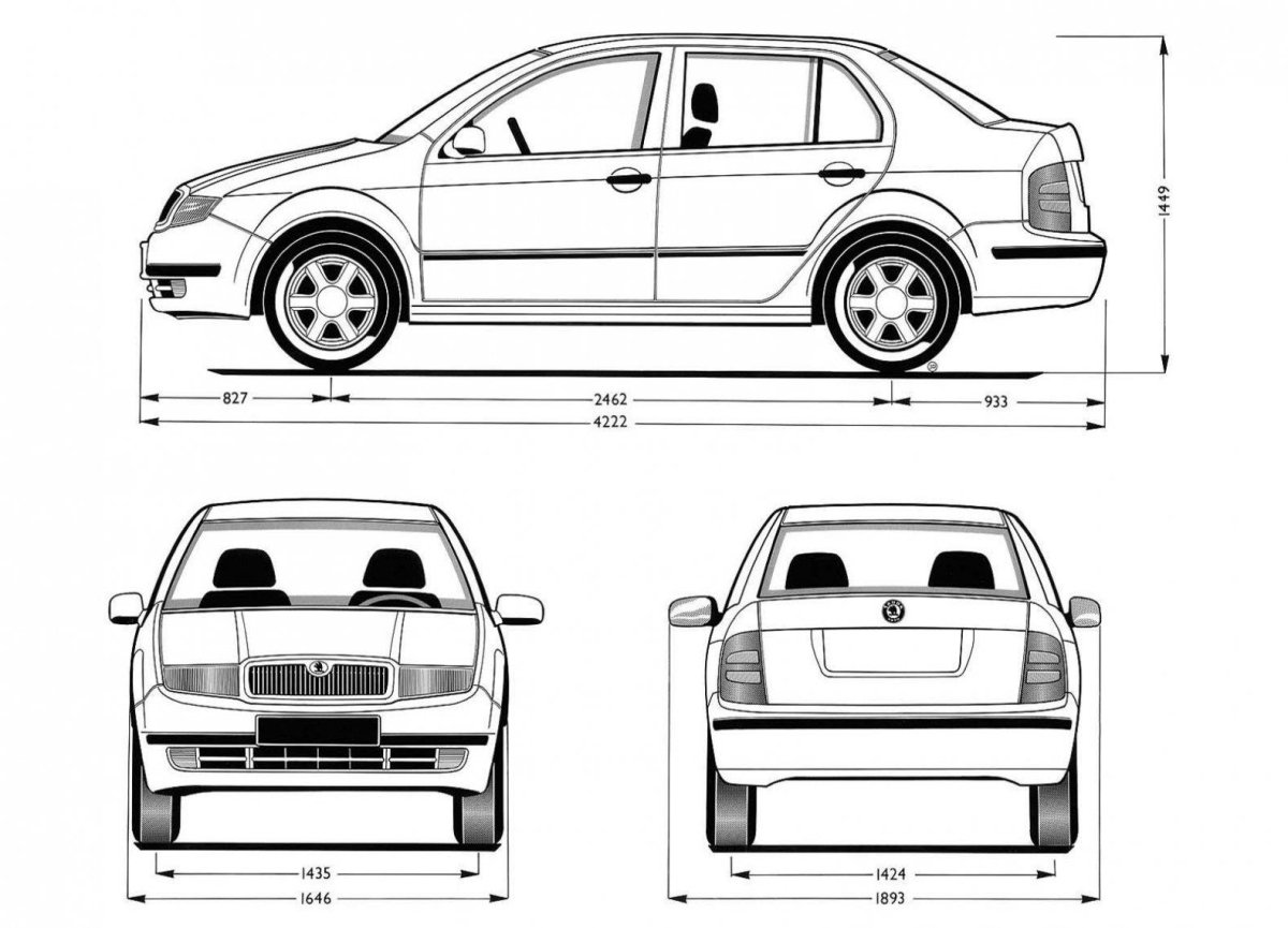 Шкода Фабия седан 2001