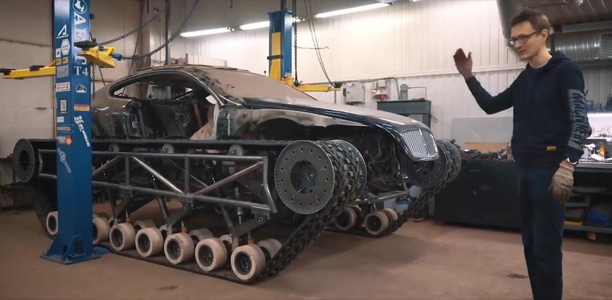 Бентли на гусеницах академик