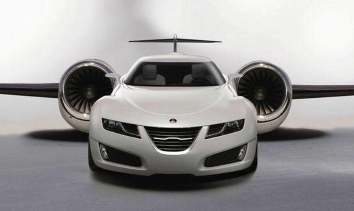 Saab машина и самолёт