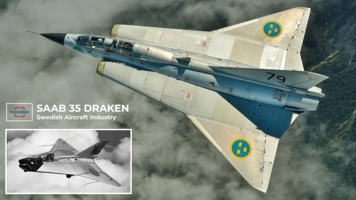 Saab j-35 "Draken", истребитель
