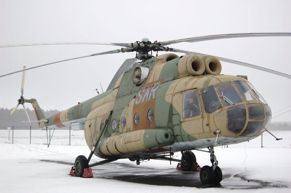 Антенны вертолета ми-8