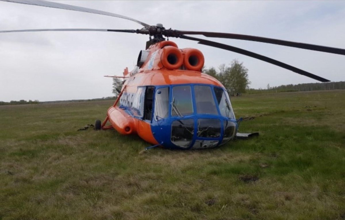 Вертолёт ми-8т Полярные авиалинии
