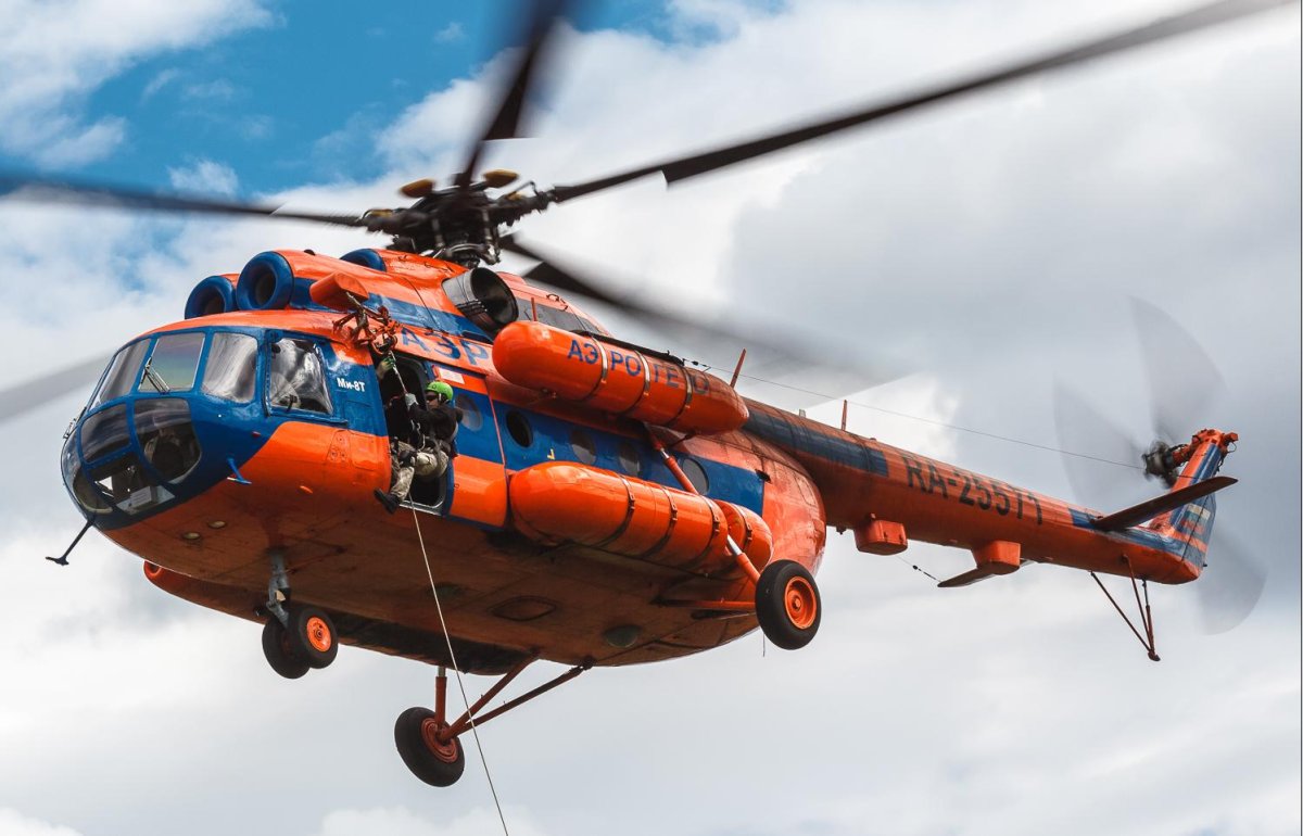 Вертолёт ми-8 т АЭРОГЕО