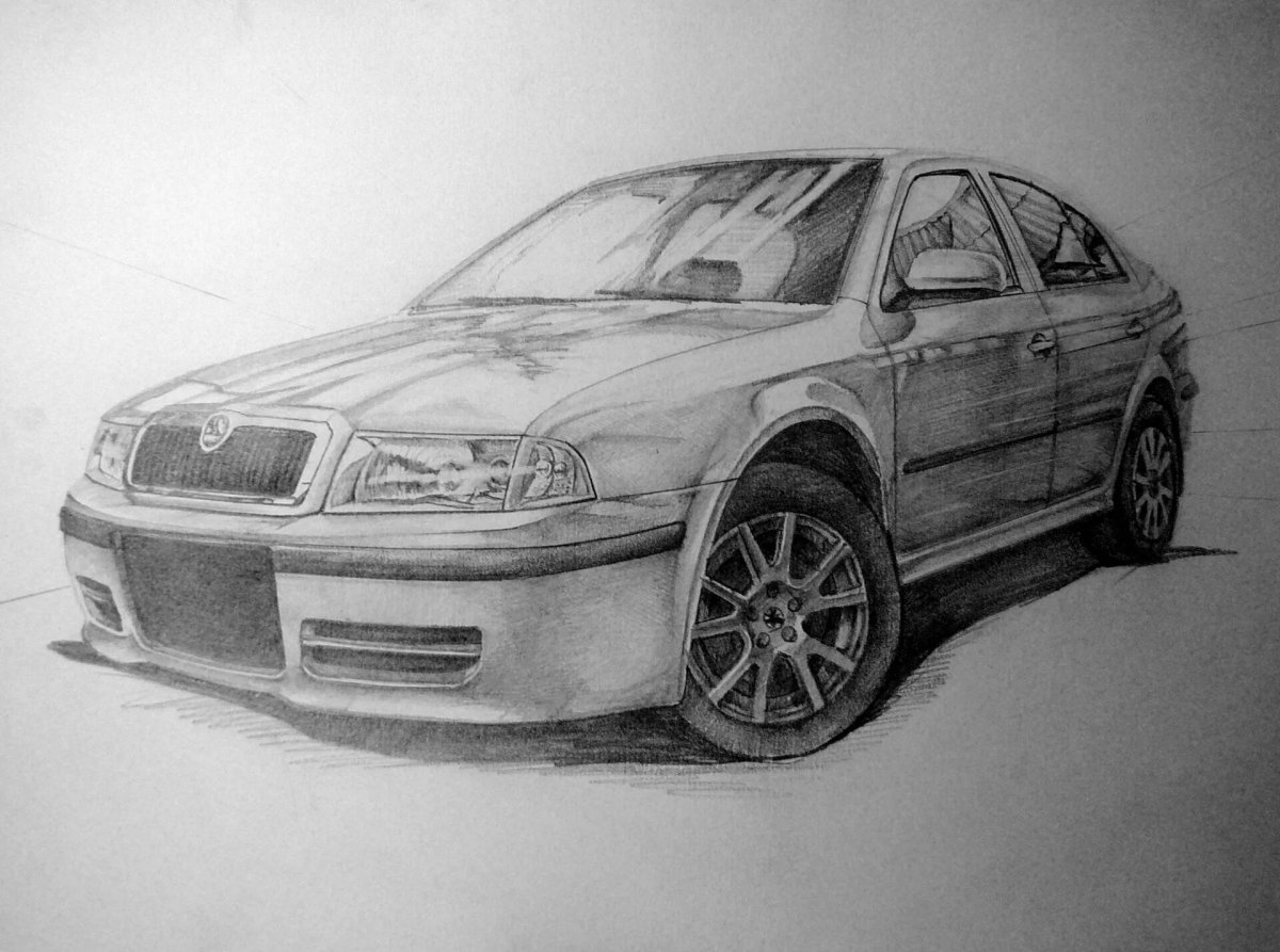 Шкода Октавия а5 скетч