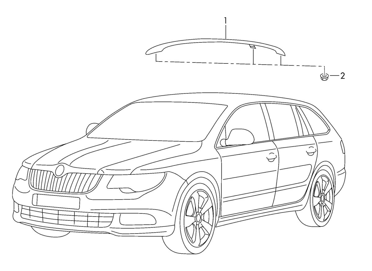 Раскраска Шкода Октавия а8