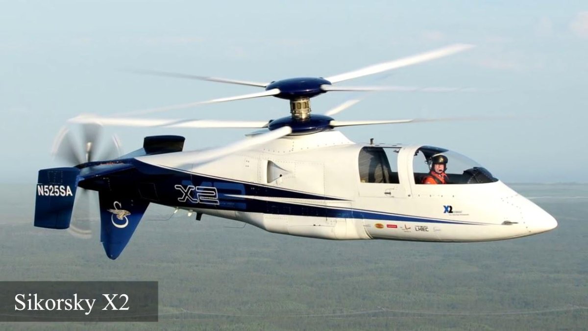 Sikorsky x2 вертолет