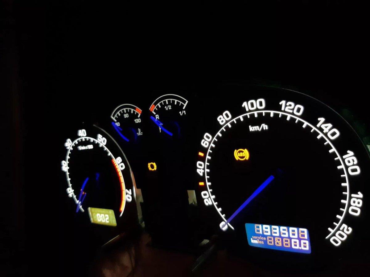 Пересвет панели приборов Шкода Октавия а5