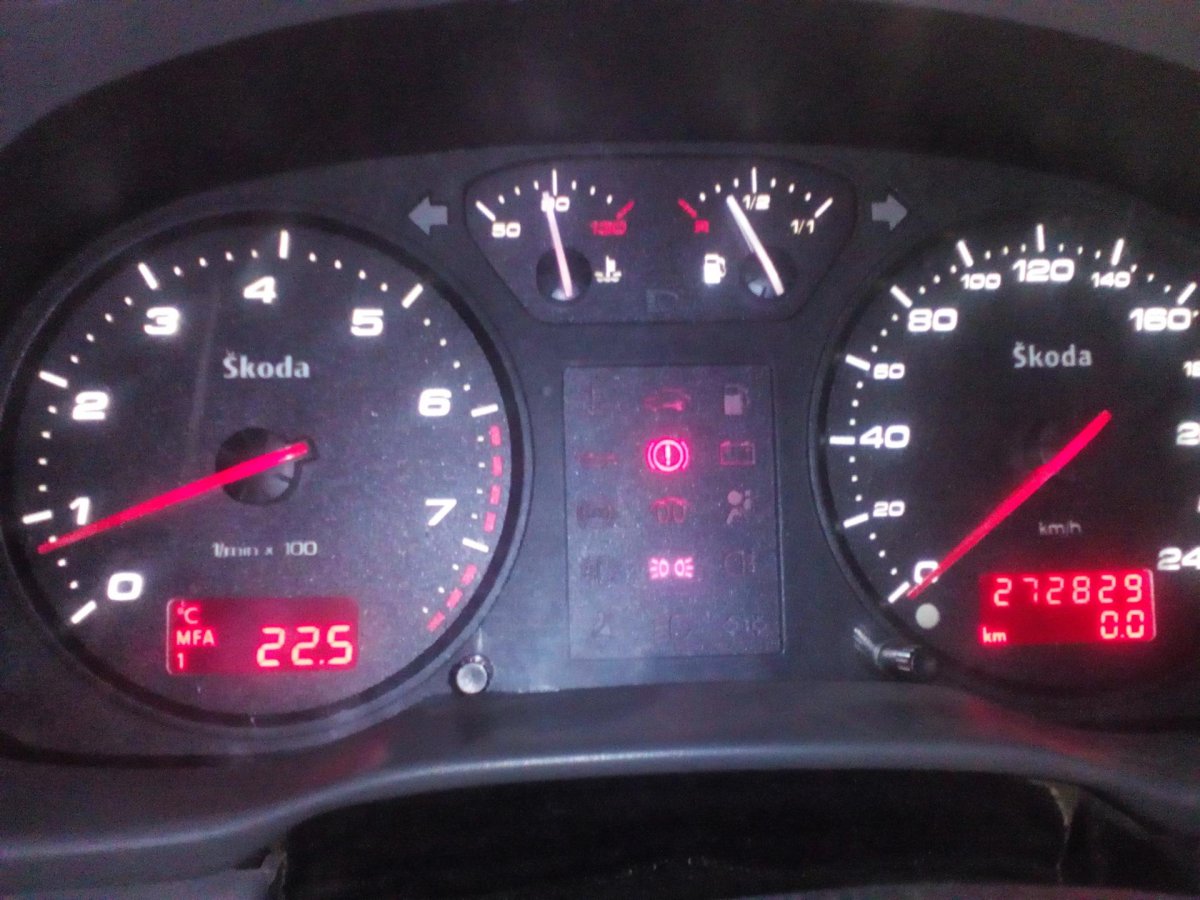 Панель приборов Шкода Октавия а4