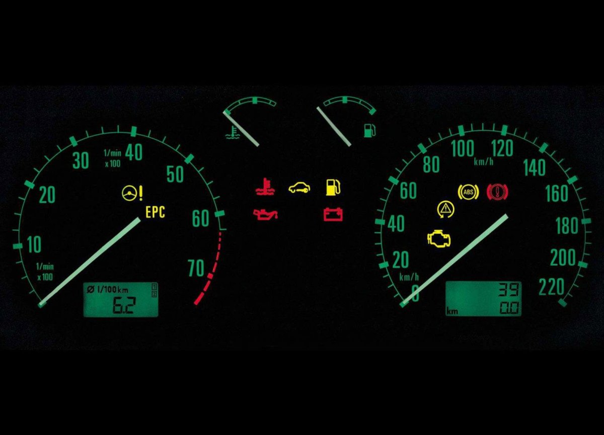 Индикаторы панели приборов Шкода Октавия а4