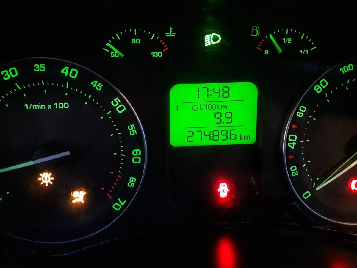 Приборная панель Skoda Octavia a7 индикаторы