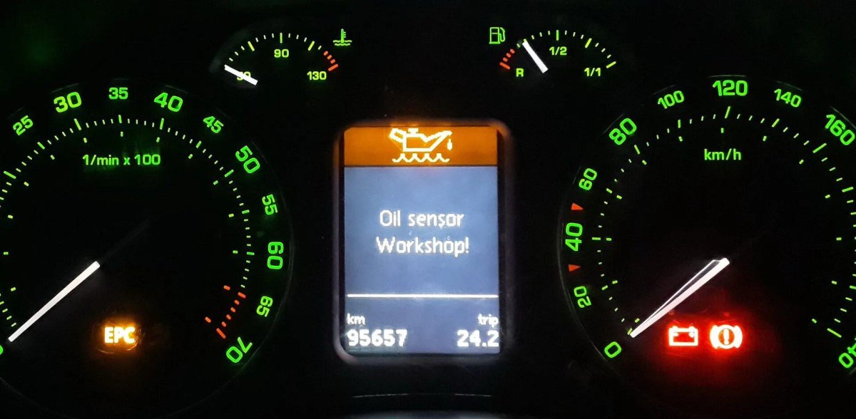 Лампа давления Шкода Октавия а5