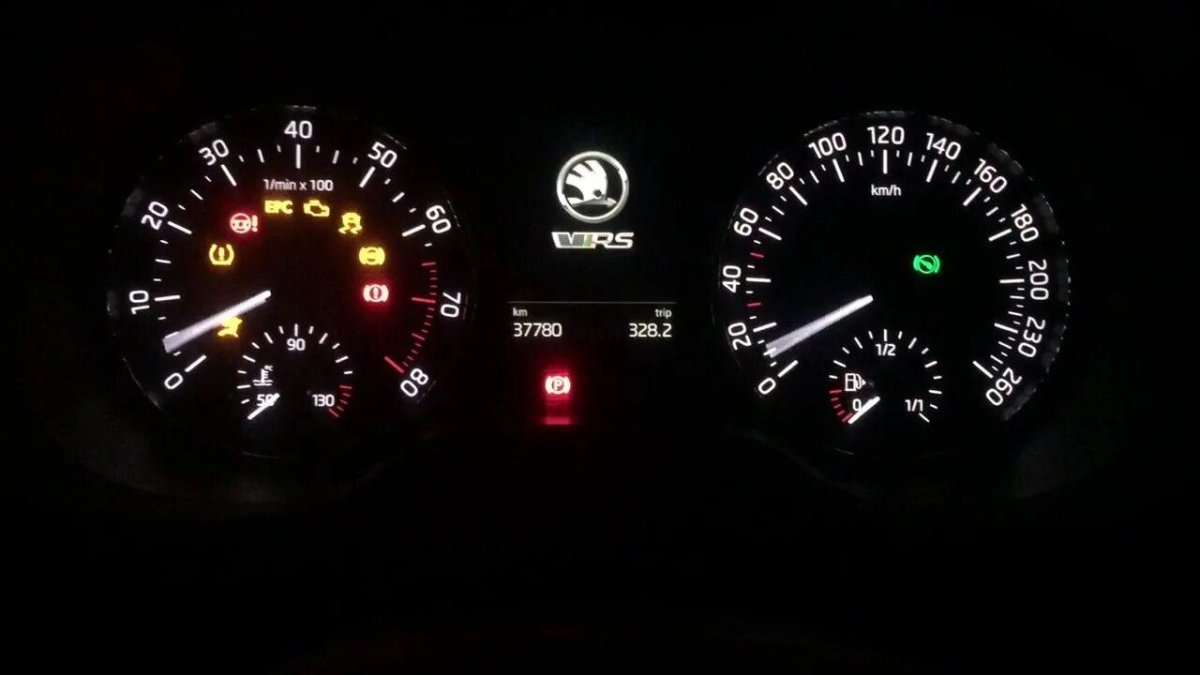 Лампочки приборной панели Шкода Октавия а7