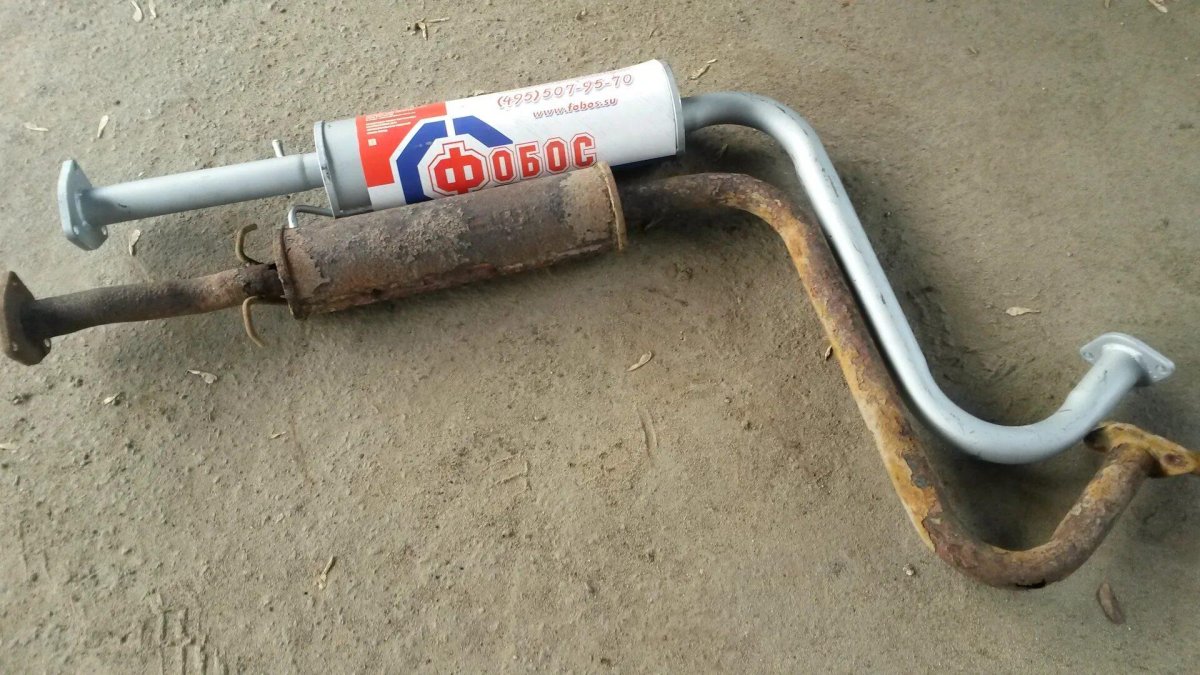 Резонатор Chevrolet lanos 1.5