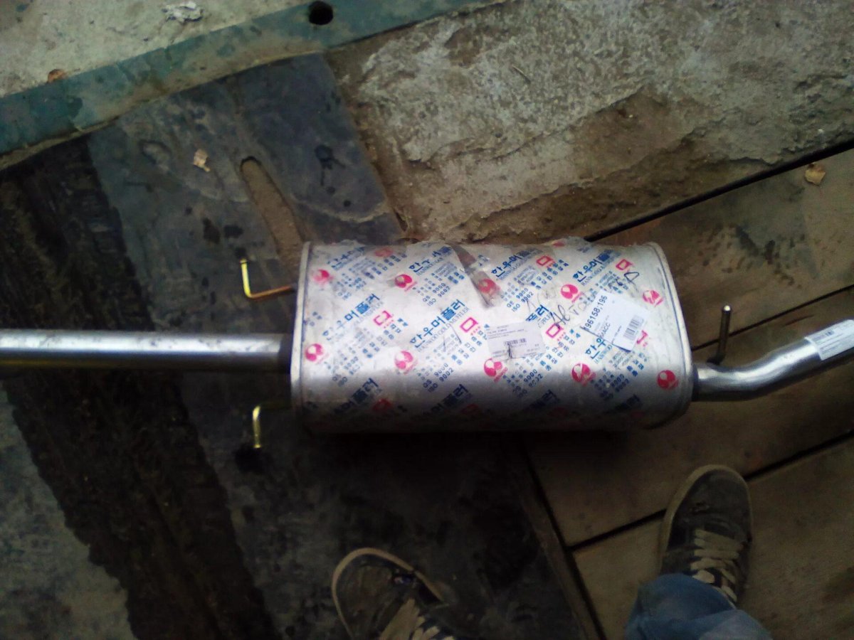 Глушитель Шевроле Ланос 2008