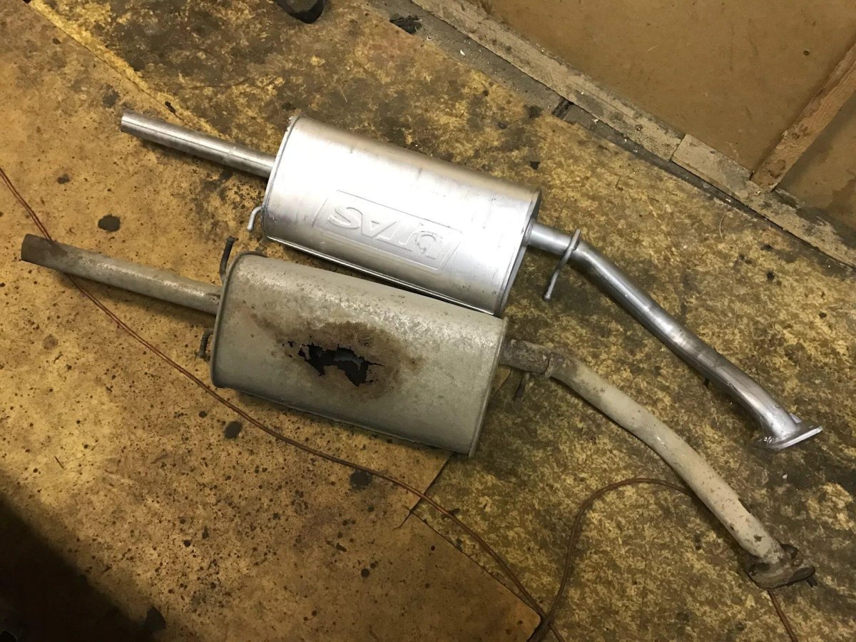 Chevrolet lanos 1.5 глушитель