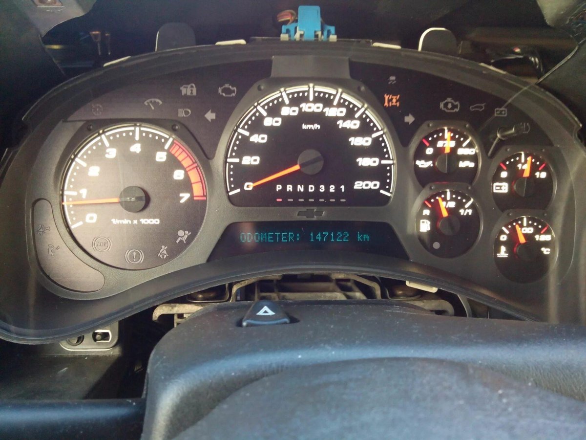 Chevrolet trailblazer приборная панель