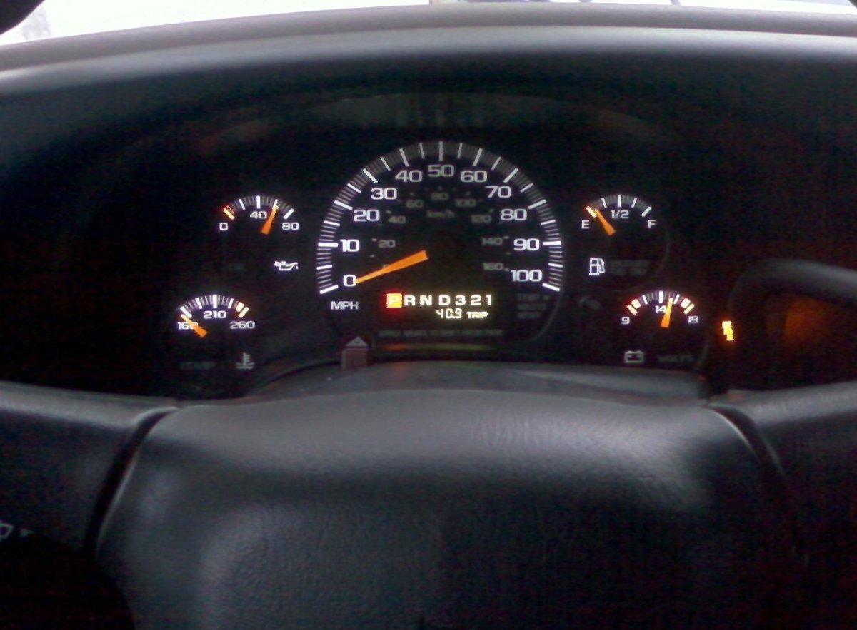 Приборка Шевроле блейзер 2