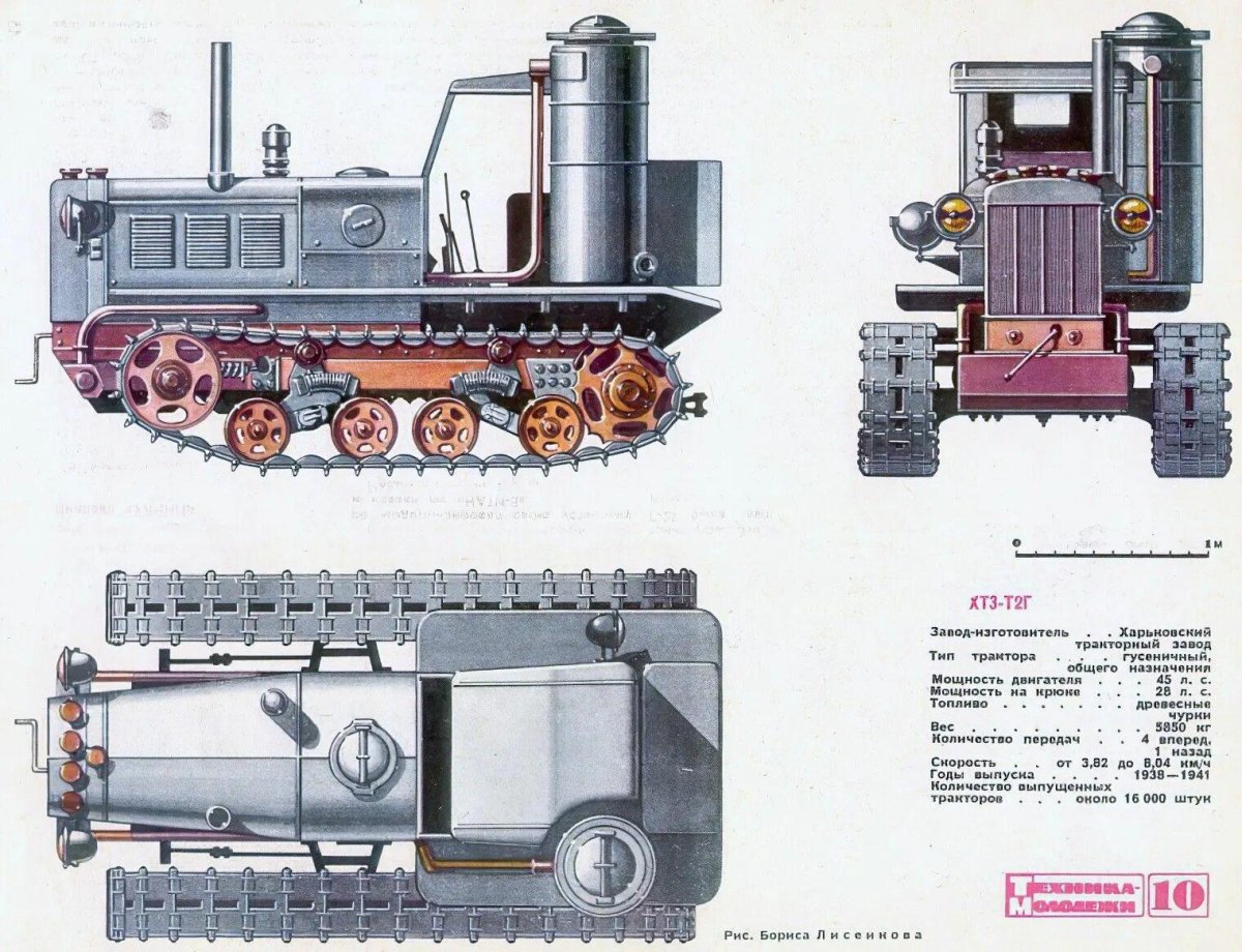 Трактор ХТЗ т2г газогенераторный