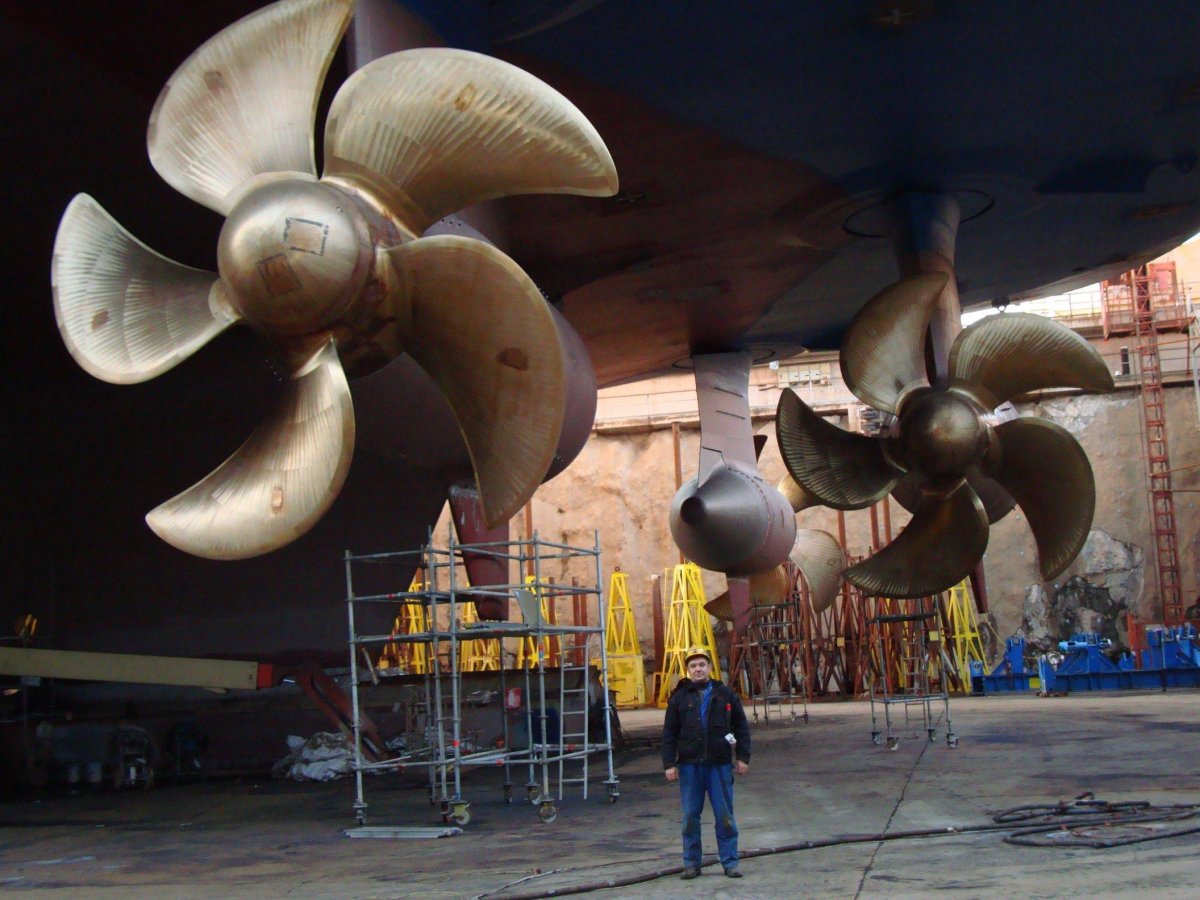 Гребной винт БМК 130м 3d model