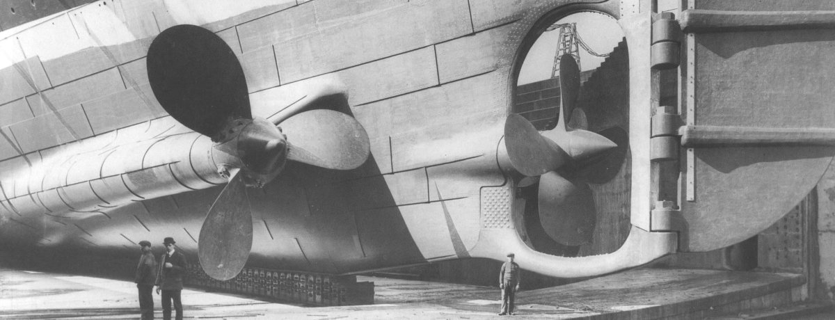 Корабль Титаник винты