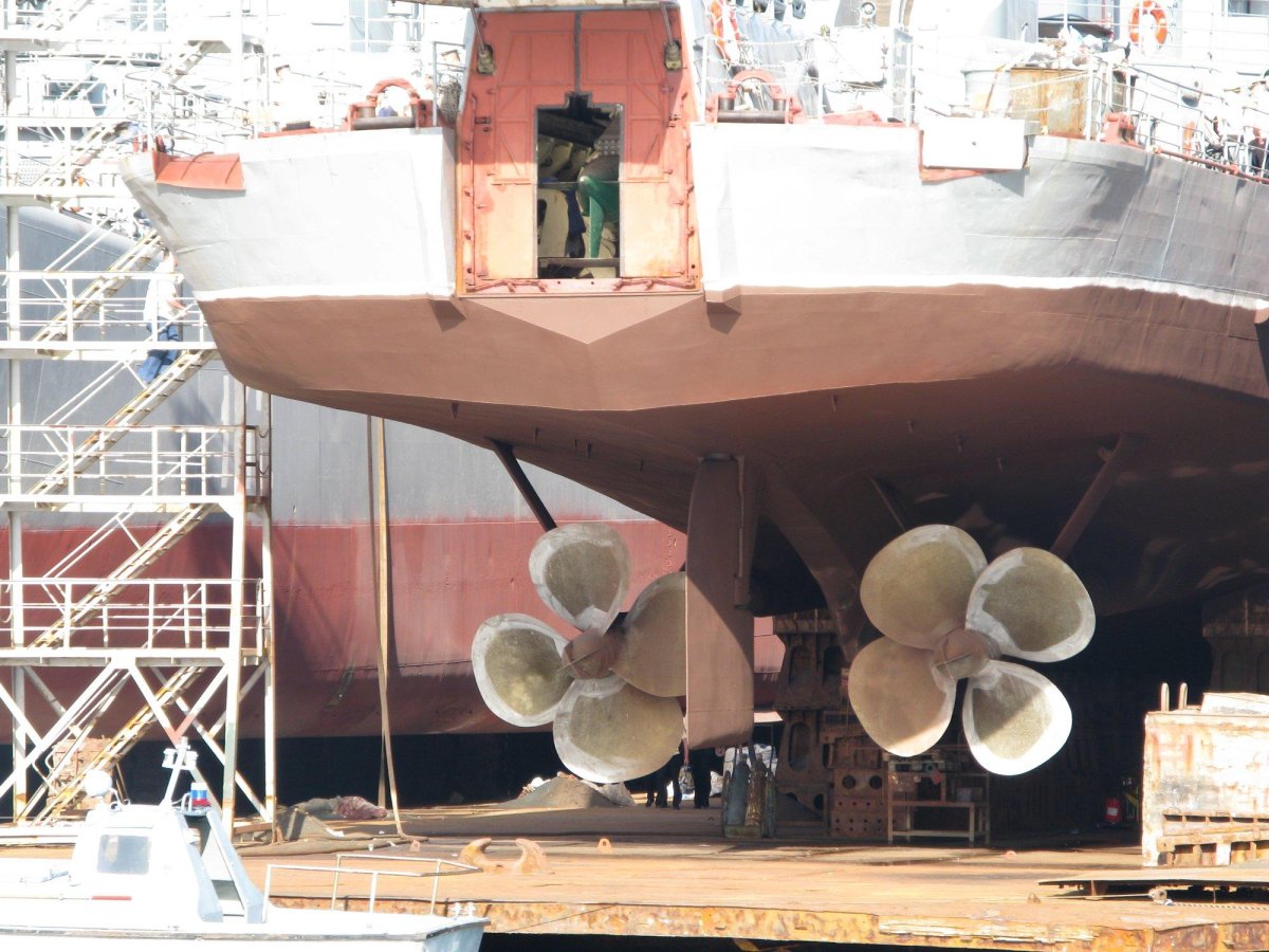 Гребные винты Адмирала Кузнецова