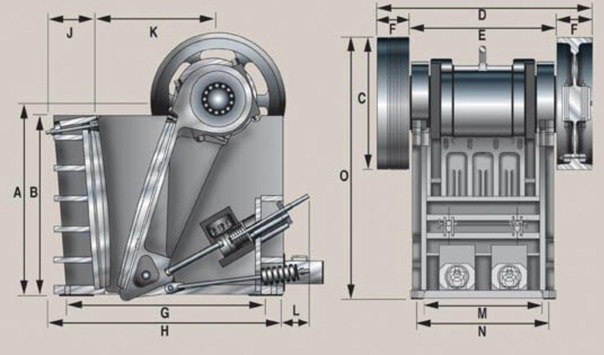 Щековая дробилка длщ 80 х 150а