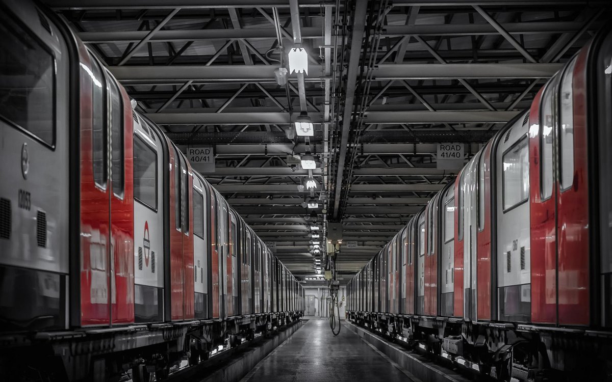 Депо для поездов Англия