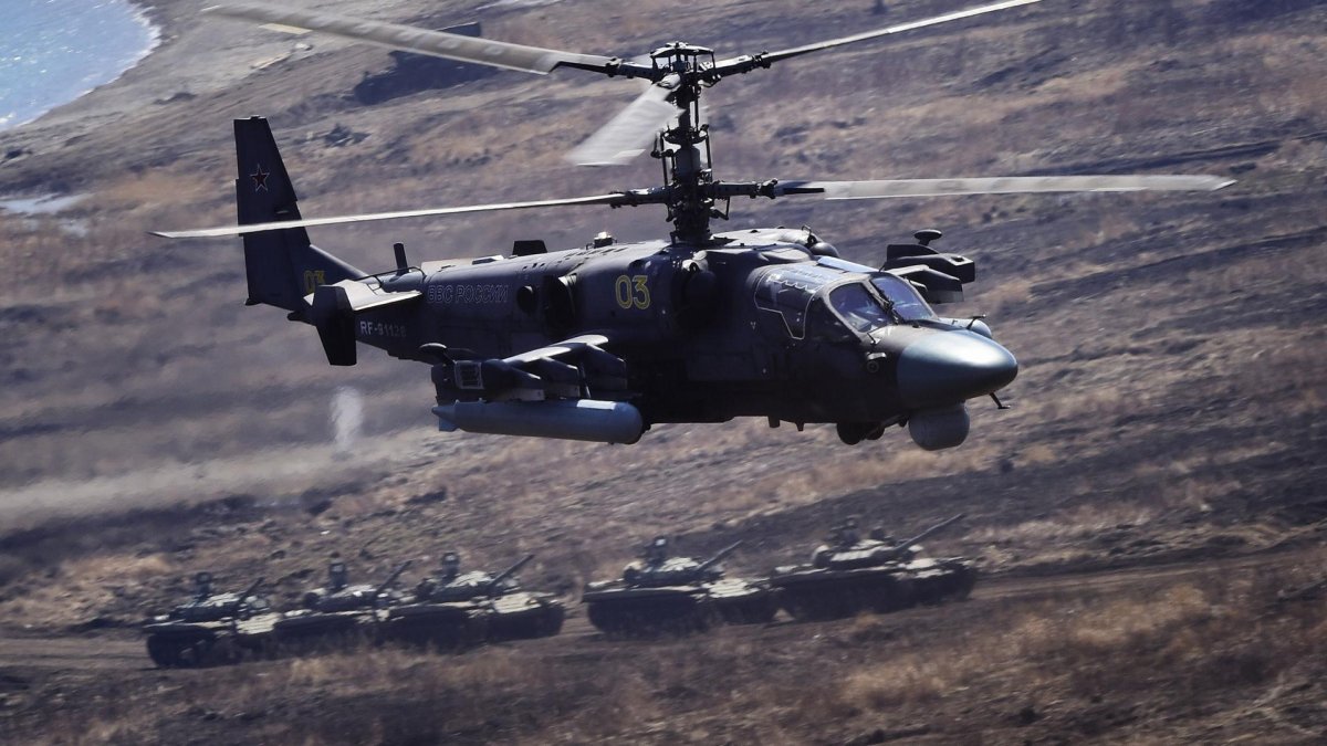 Вертолет ка-52 "Аллигатор"