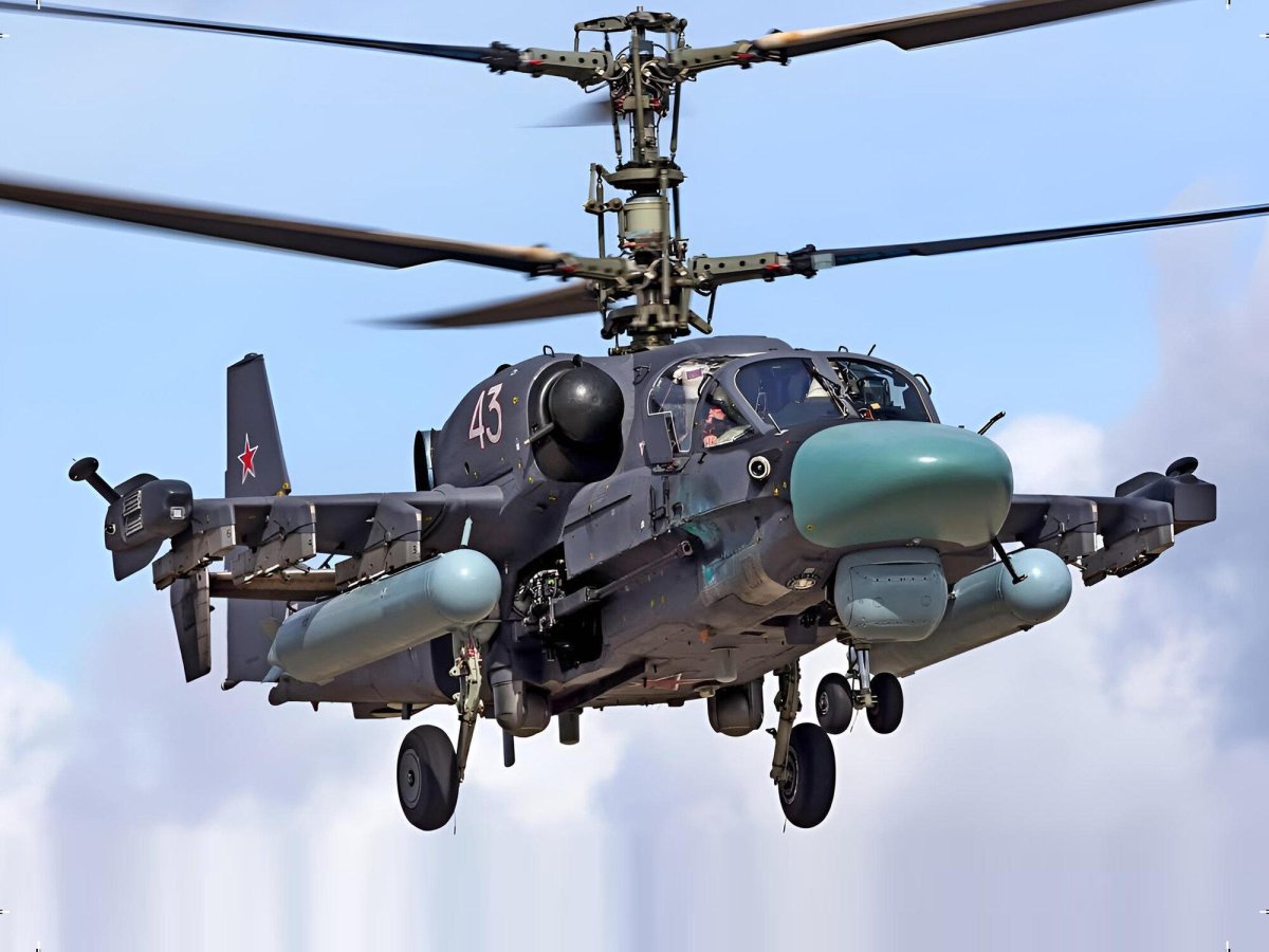 Боевой ударный вертолет ка-52 Аллигатор
