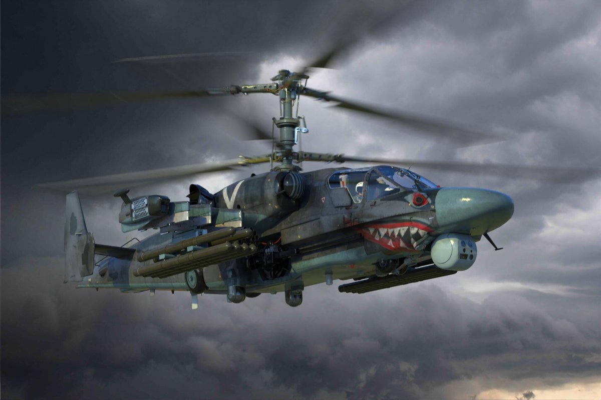 Ка-52 Аллигатор кабина