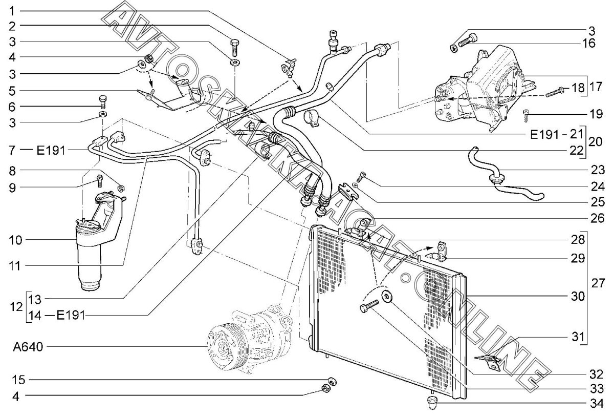 Система кондиционирования Нива Шевроле