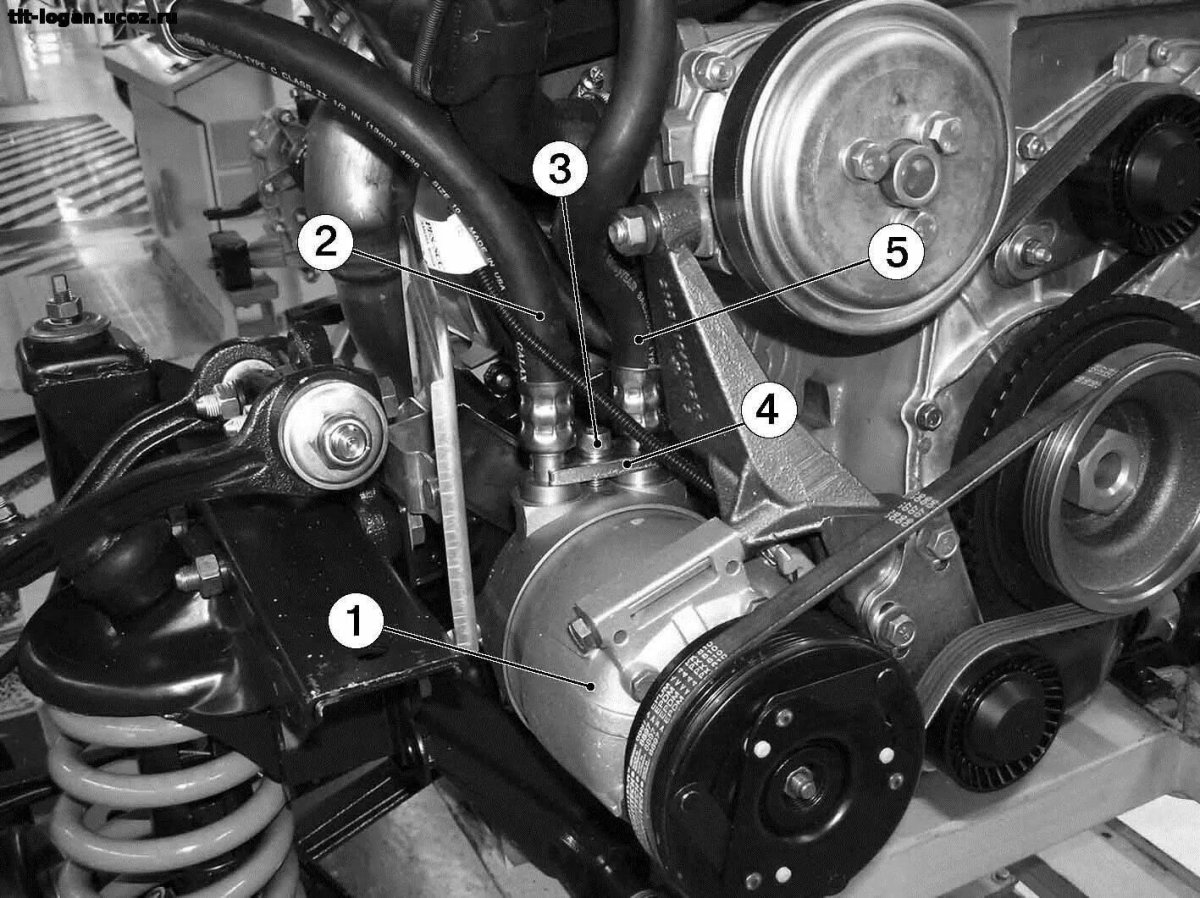 Привод кондиционера Нива Шевроле