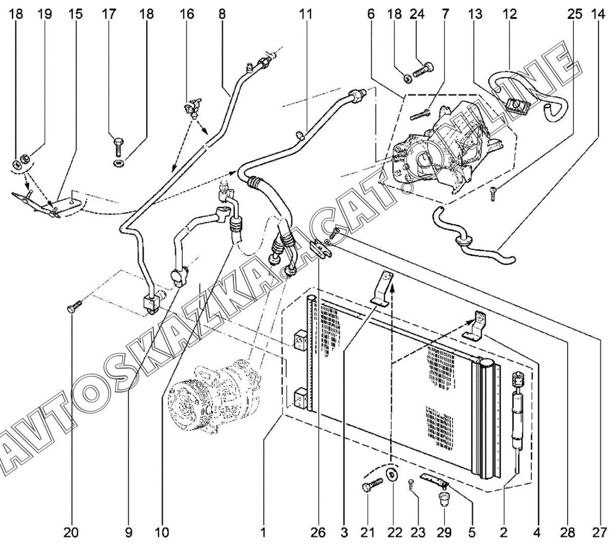 Система кондиционирования Нива Шевроле