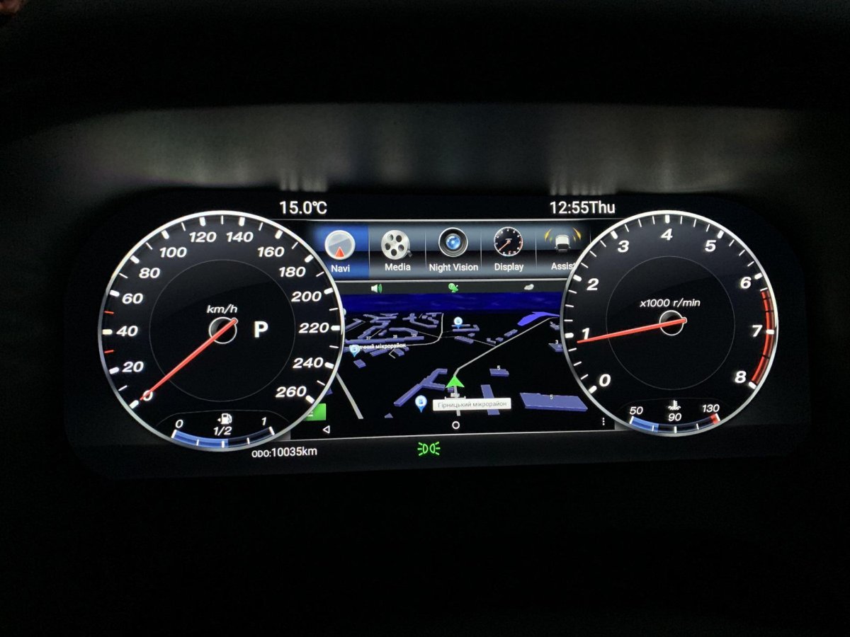 Электронная приборная панель Прадо 120