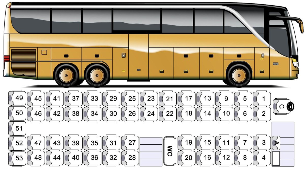 Расположение мест сетра s 315