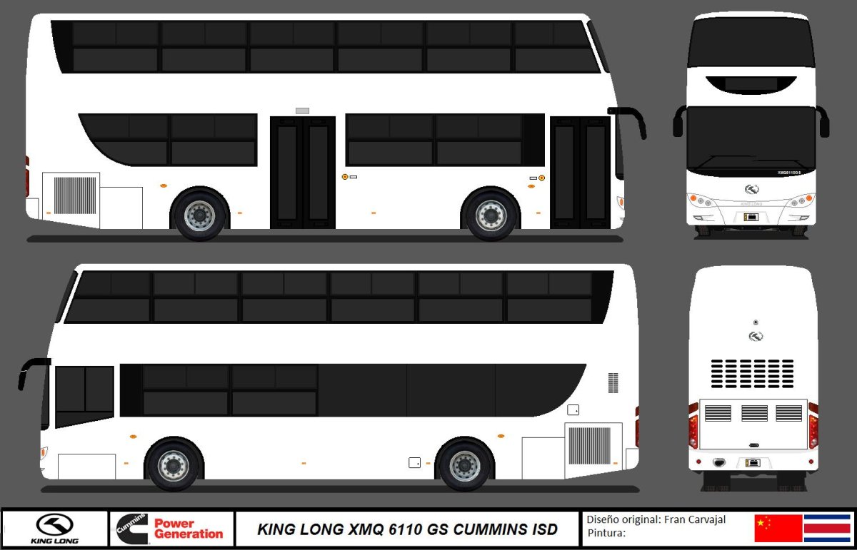 Автобус Кинг Лонг 49 расположение мест