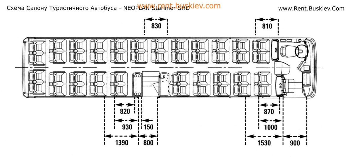 JAC hk6120 схема расположения мест