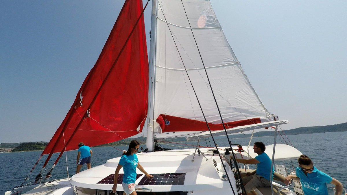 Геннакер на яхте