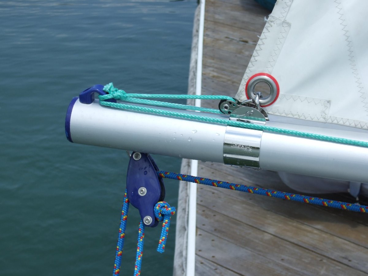 Оттяжка гика шкоты